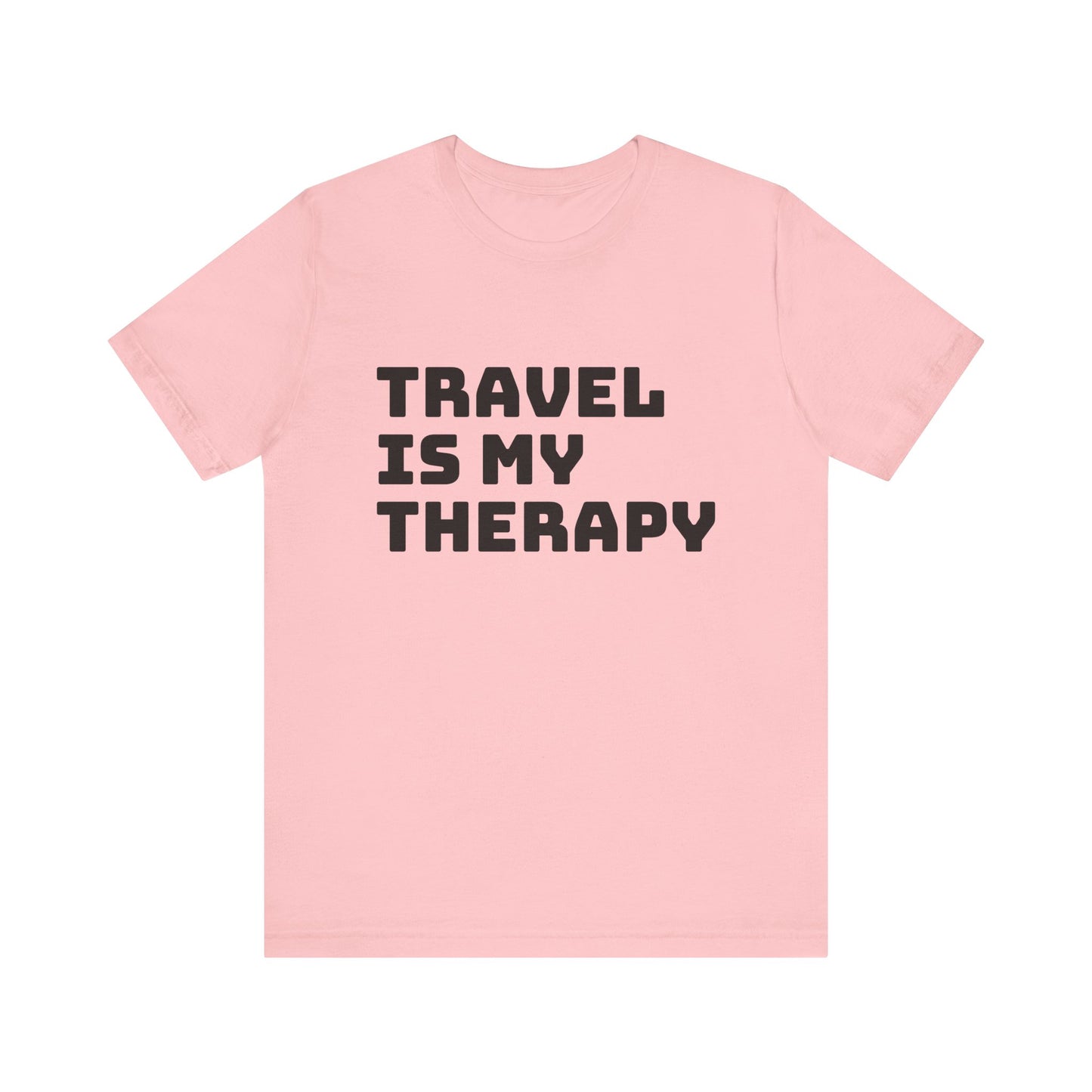Travel Is My Therapy Tee, Unisex Travel Shirt, Adventure Tee, Travel Lover Gift, Vacation Tee, Summer Essentials, Wanderlust Apparel